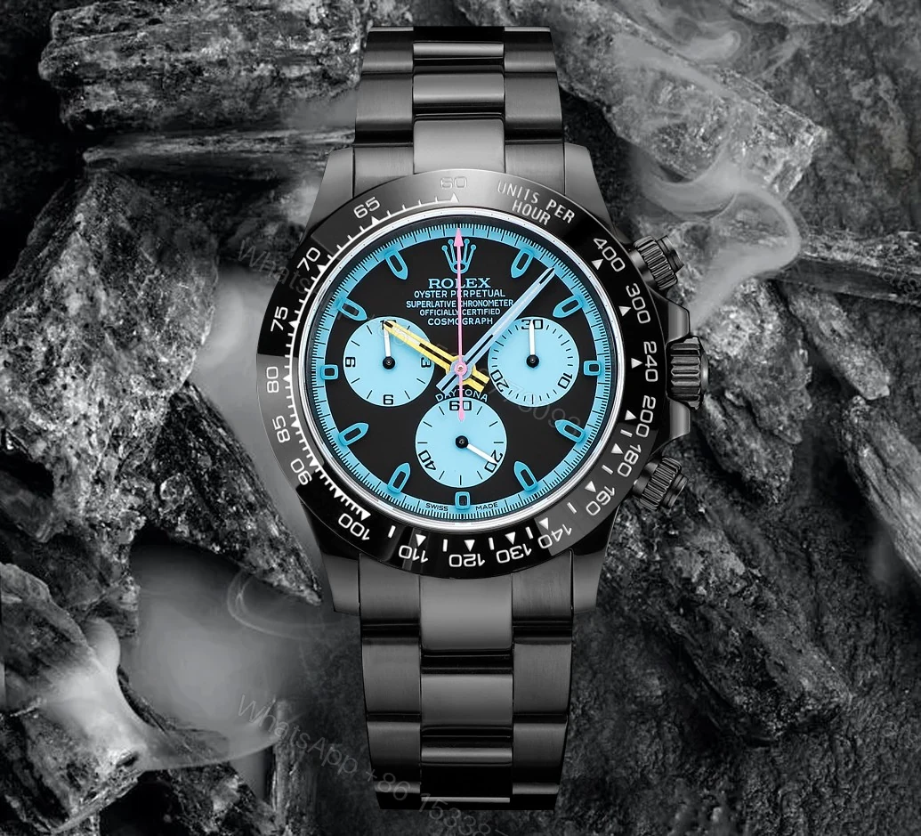 Rolex 一比一 男款 Daytona 白面鋼帶計時腕錶 清爽經典款 — view 1