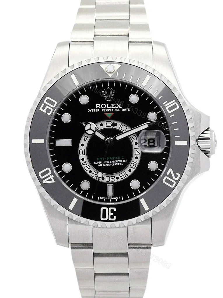 Replica Rolex GMT-Master Black Dial 16720 — view 1