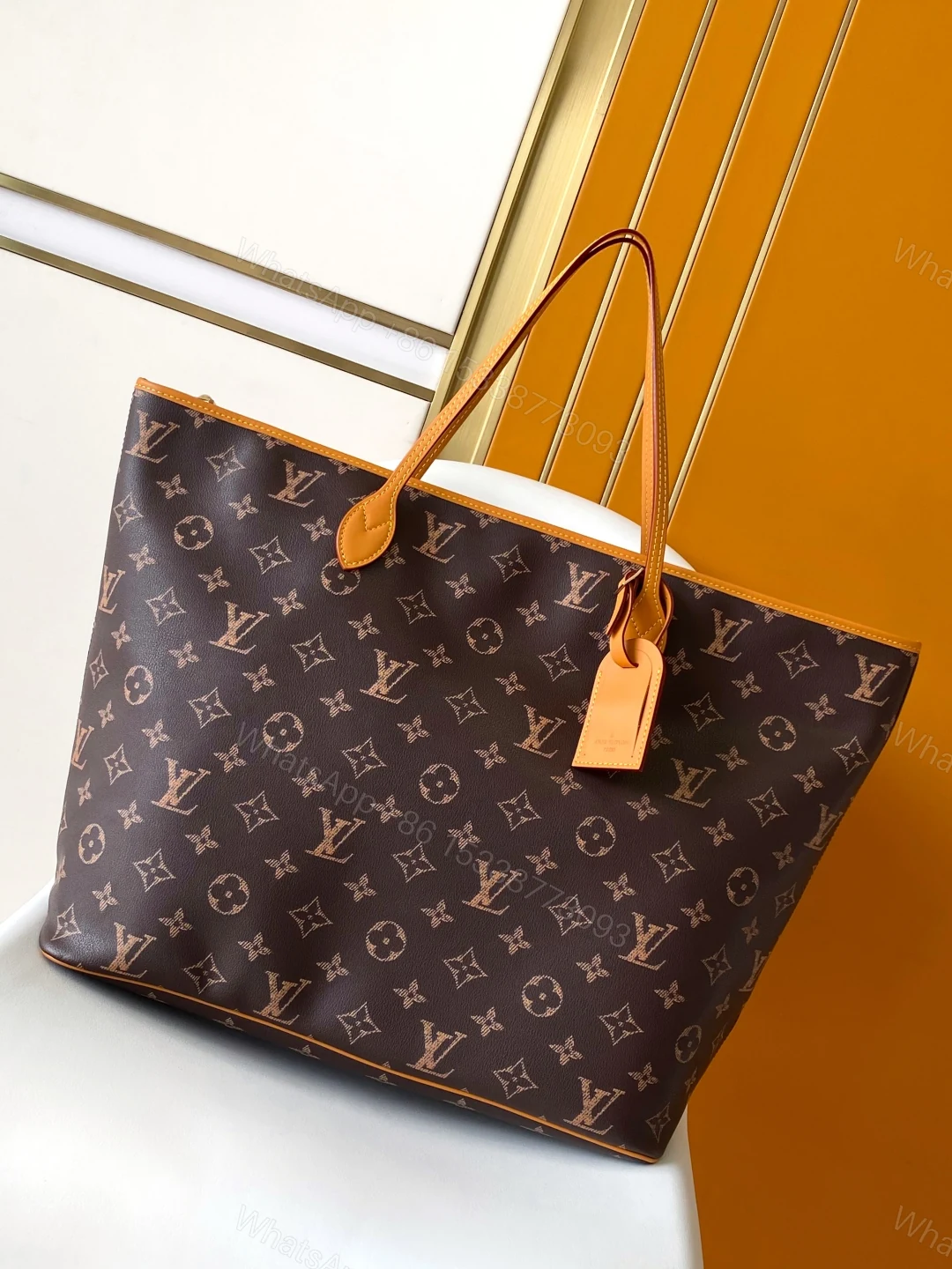 LV A貨女款托特包經典老花大容量設計 通勤旅行雙用百搭包款 — view 1