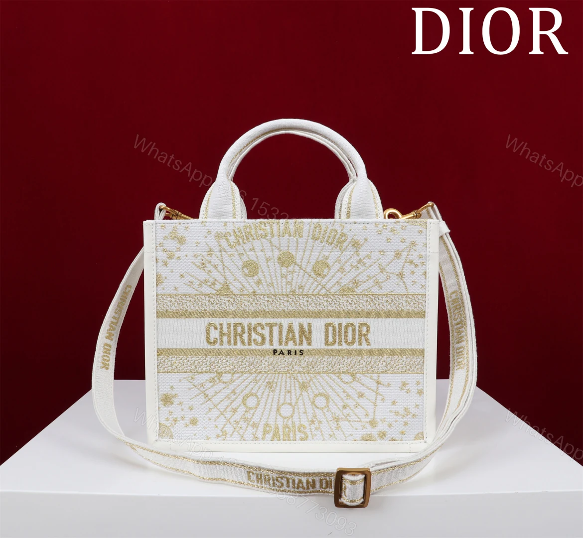 Dior 高仿Book Tote小號托特包 金線星耀款 可肩背 — view 1