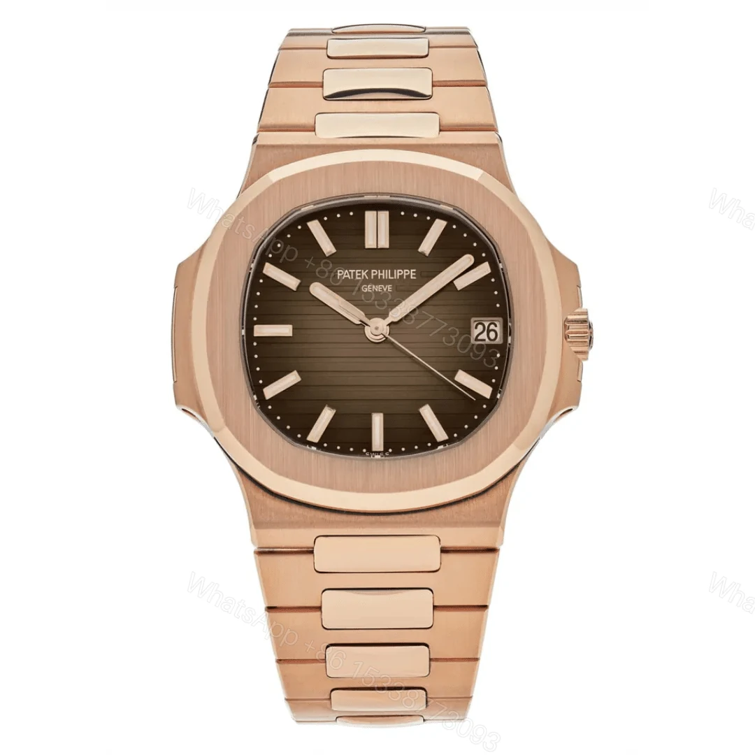 Patek Philippe Nautilus 5711 Rose Gold Black Dial Replica — view 1