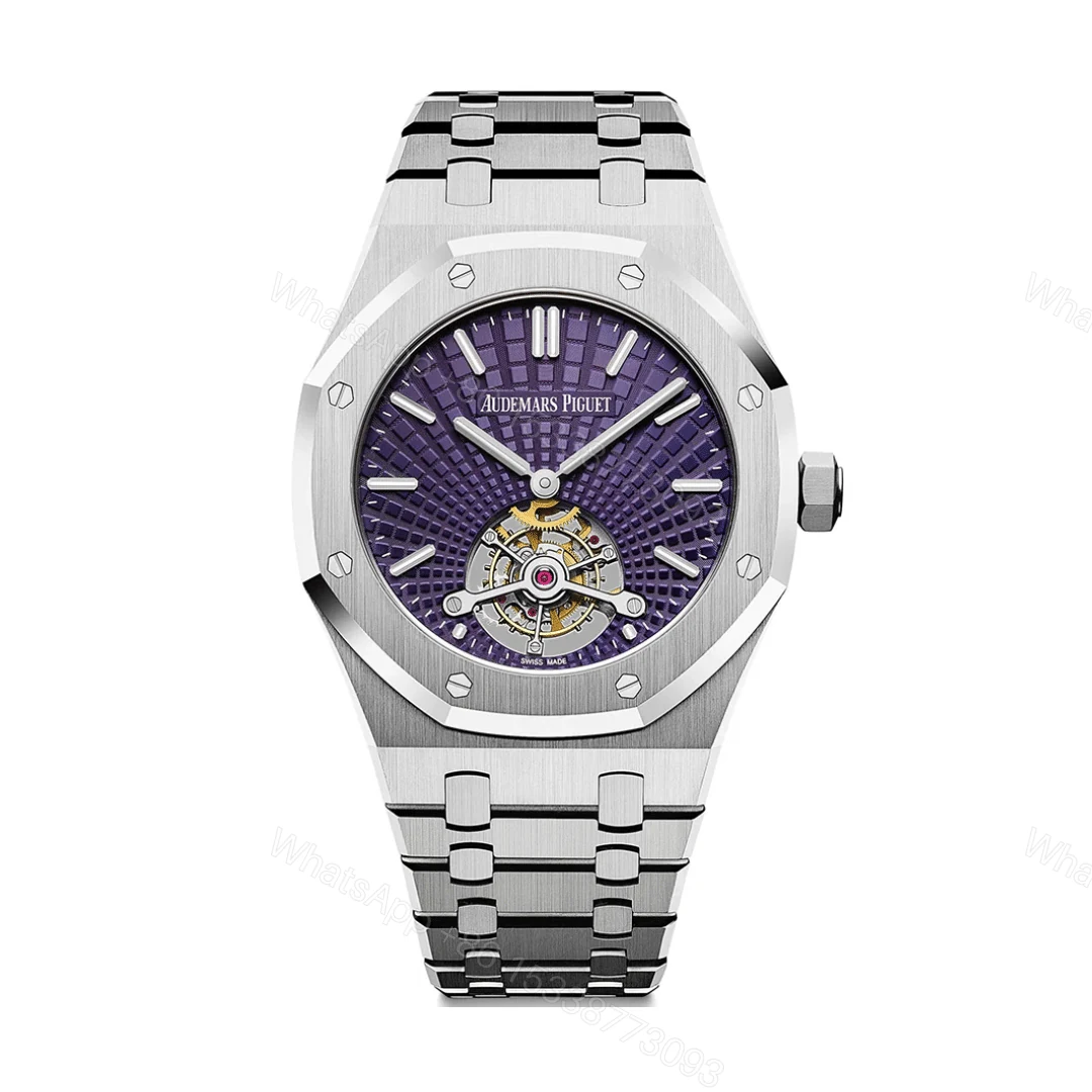 Audemars Piguet Royal Oak Tourbillon Purple Dial Replica — view 1