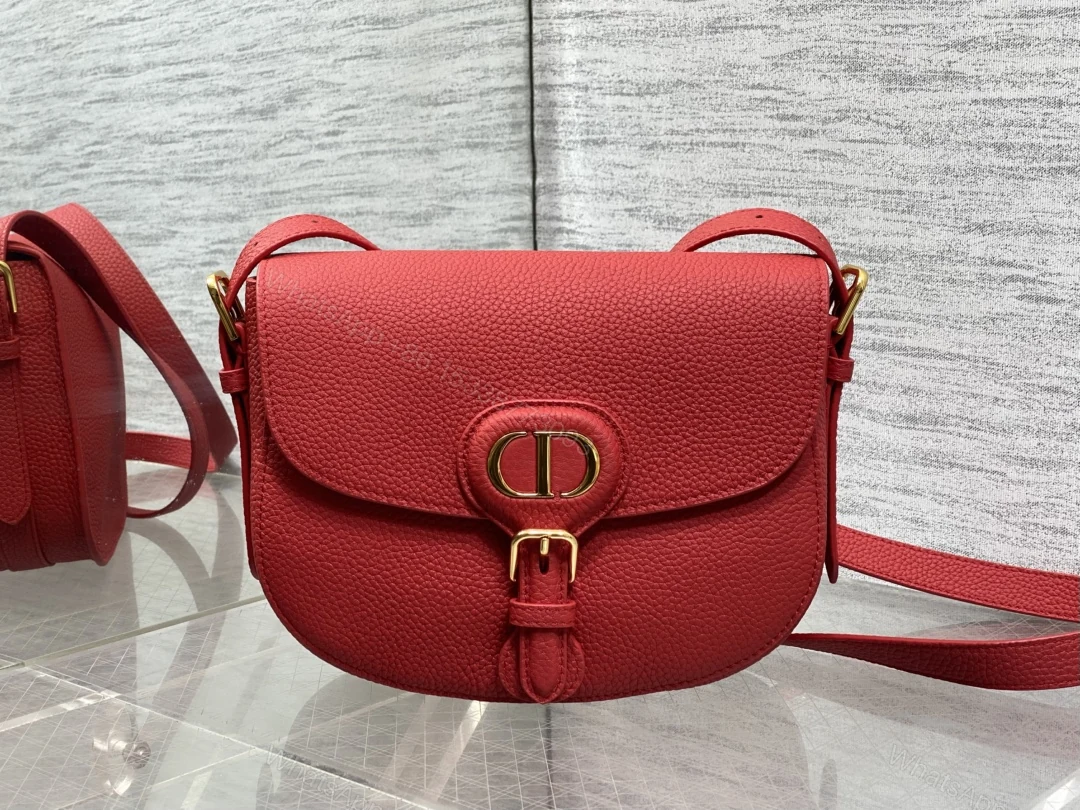 Dior A貨紅色Bobby半月包 女士款實搭配件 細節對標專櫃 — view 1