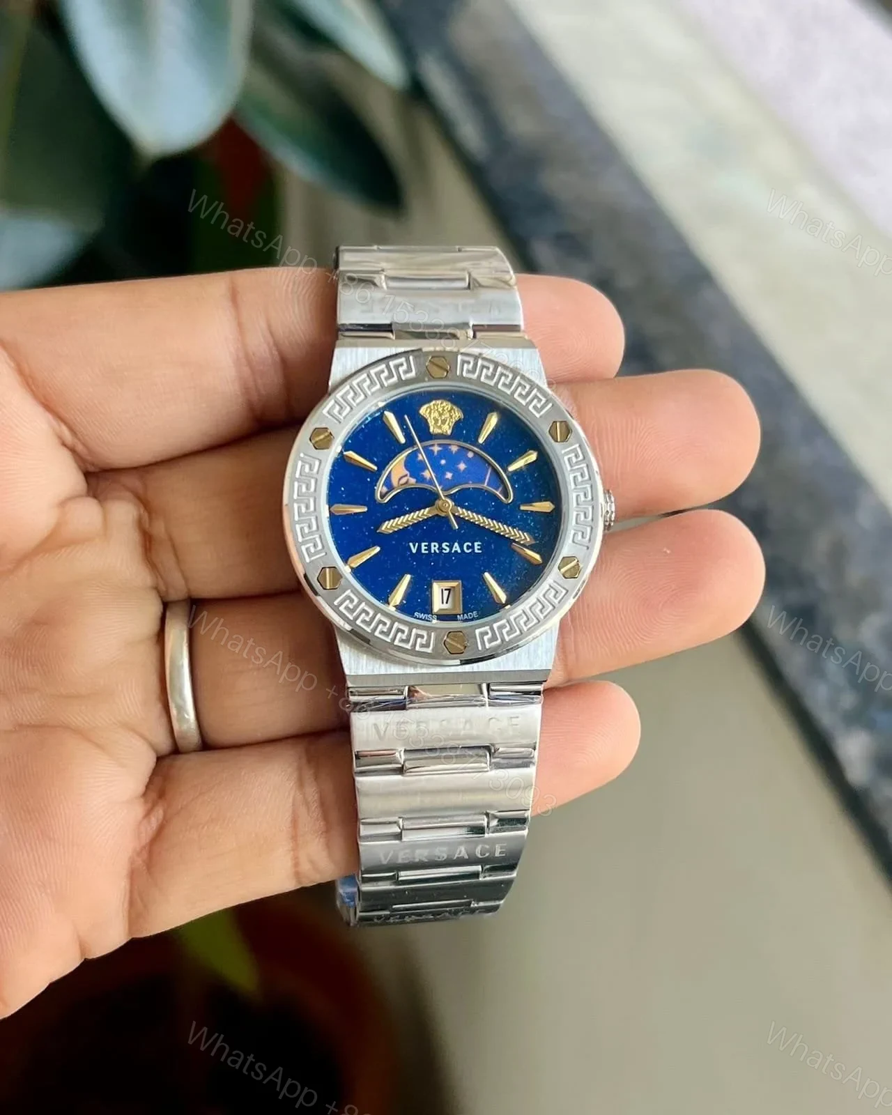 VERSACE SWISS BLUE ANALOG — view 1