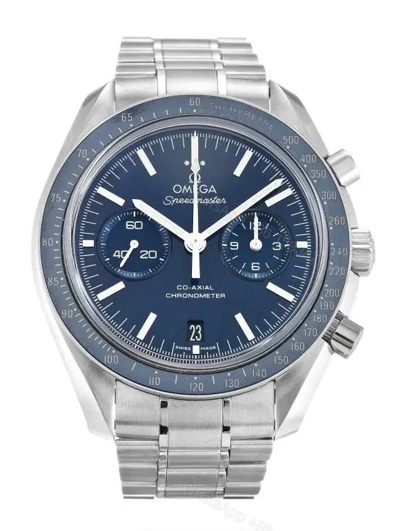 Replica Omega Speedmaster Moonwatch Blue Dial — view 1