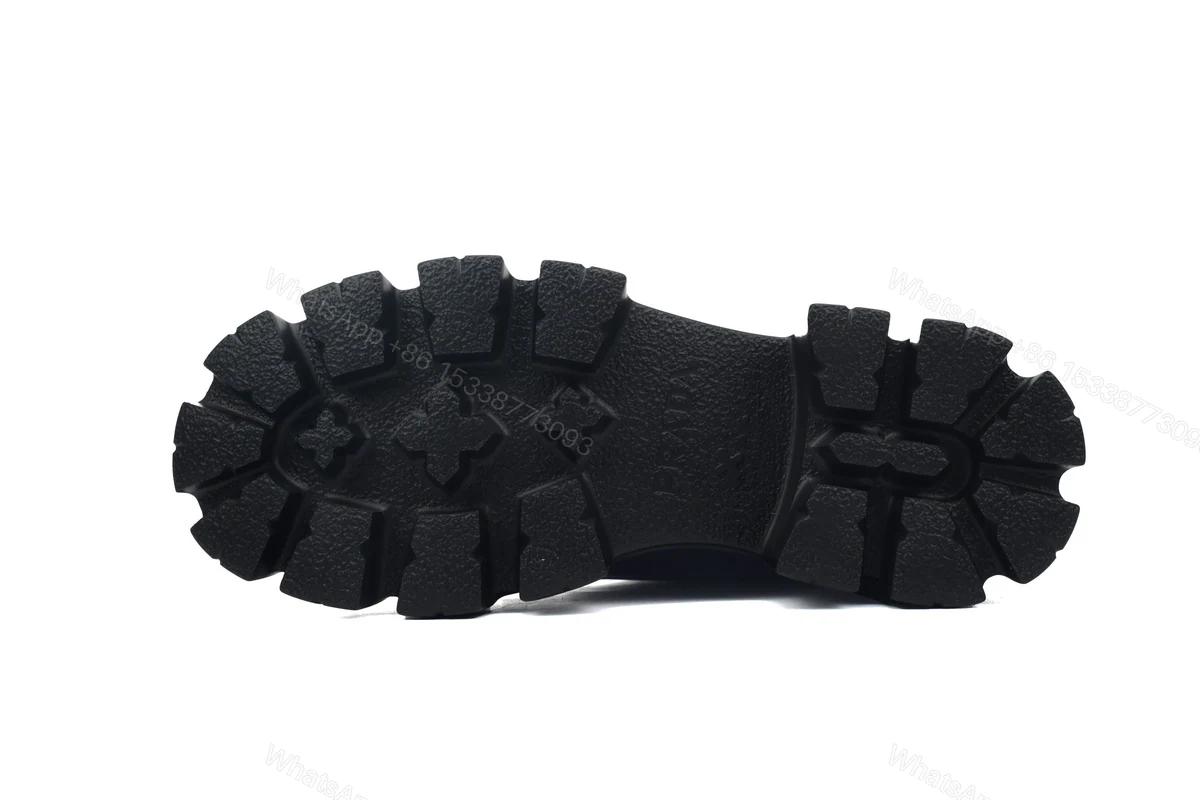 View 5 of Prada Monolith thick soled Martin boots black