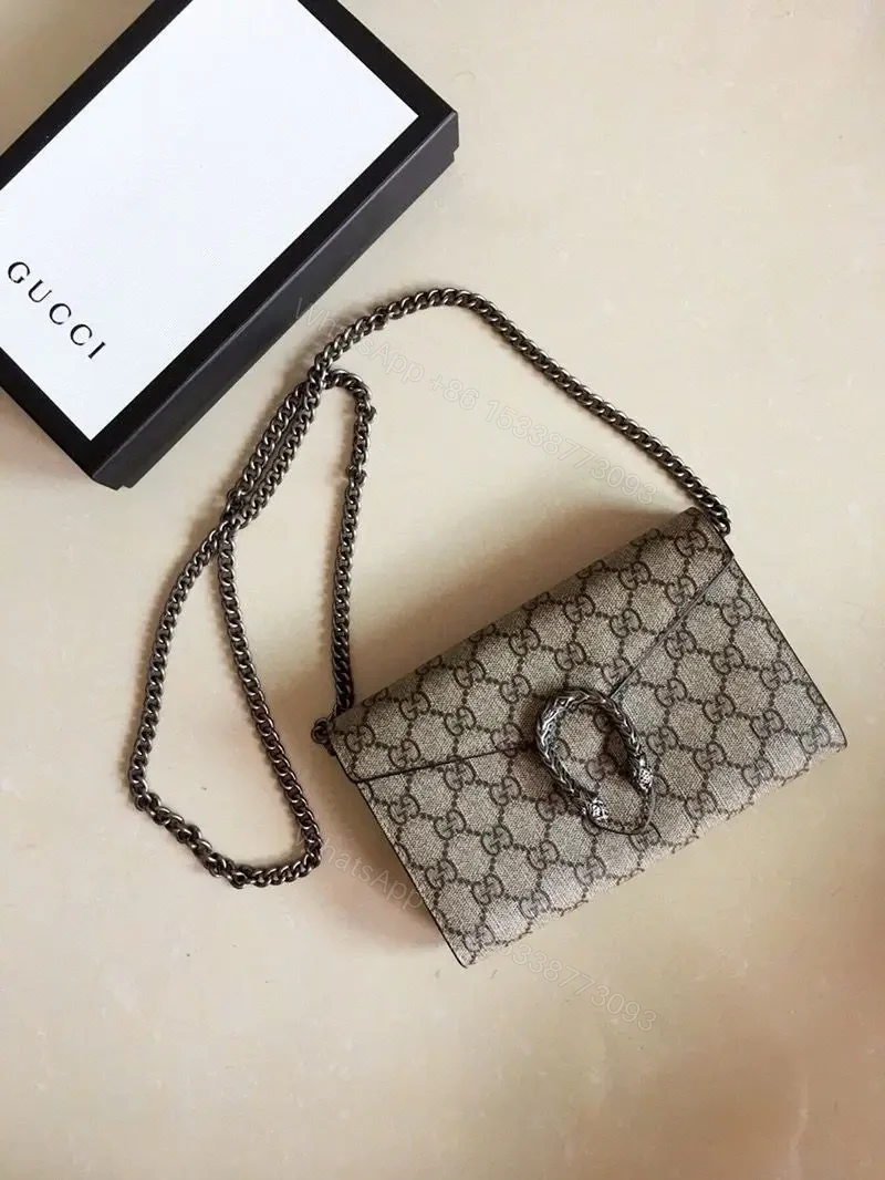 Design Dionysus GG Supreme Chain Wallet – Dubai Fashion LUX — view 1