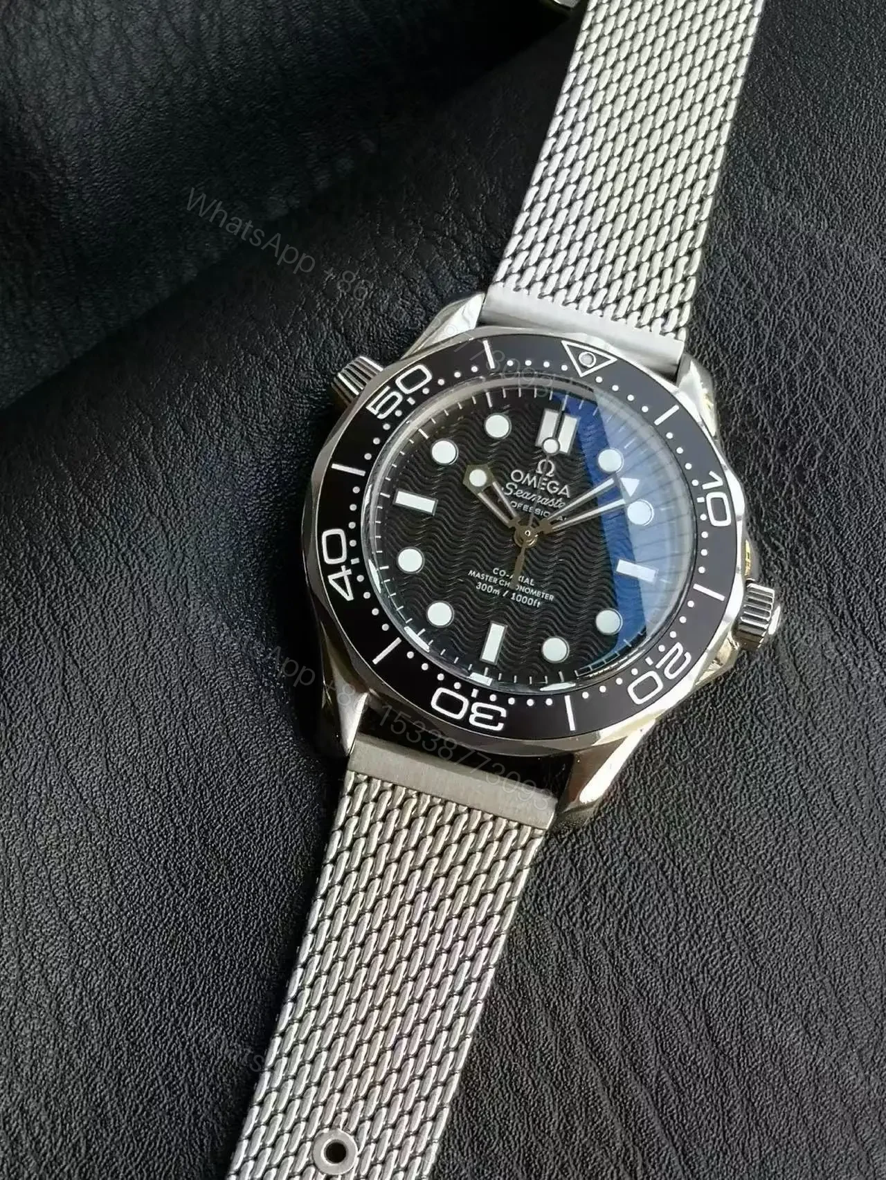 Replica Omega Seamaster NO TIME TO DIE Watch James Bond – Black Dial and Bezel — view 1