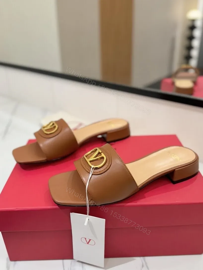 Valentino Brown Sandel — view 1