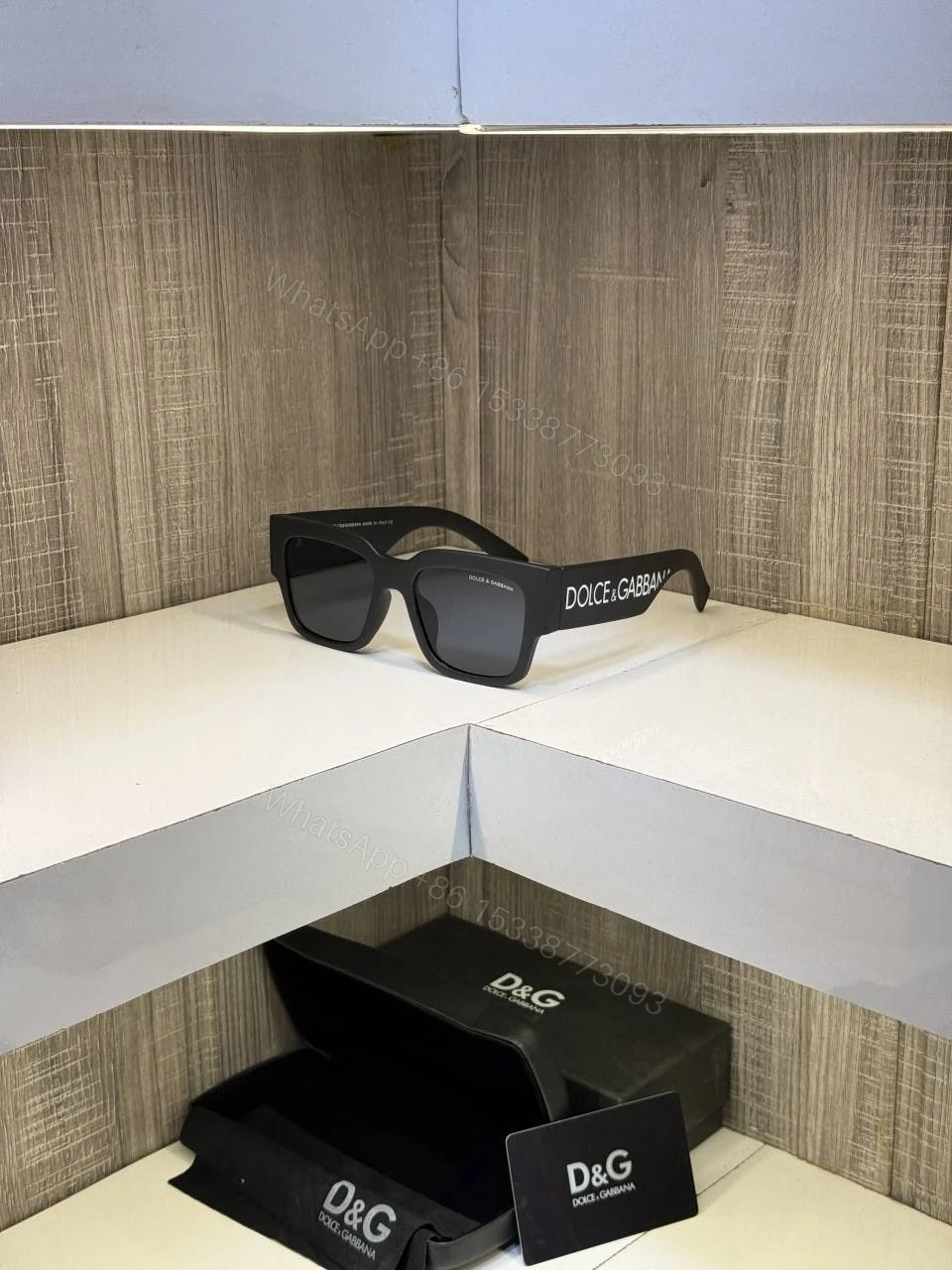 First Copy Dolce Gabbana 6184 Matt Black Sunglasses — view 1