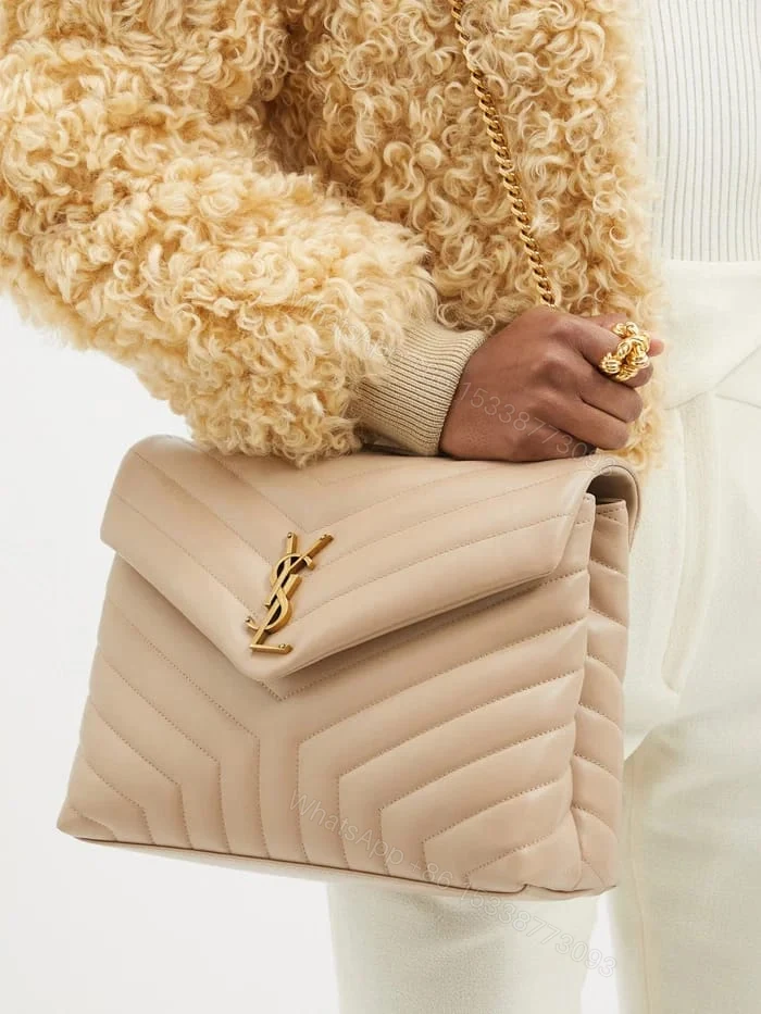 YSL Saint Laurent Loulou Quilted Soft Leather Shoulder Bag First Copy | AAA+ Replica — view 1