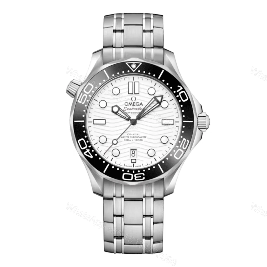 Omega Seamaster White Dial Replica — view 1