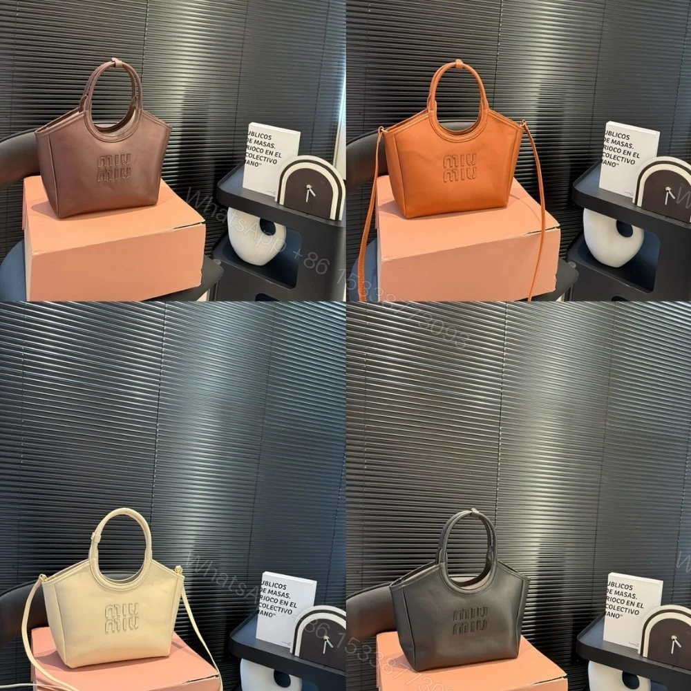 View 6 of MIUMIU IVY TOTE BAG WHITE 23CM