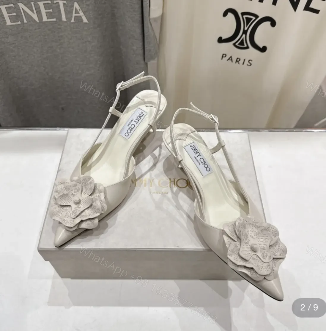 Jimmy Choo Mimmi 50 slingback pumps — view 1