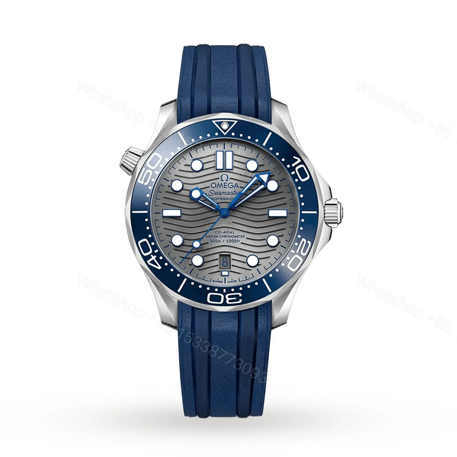 Omega Seamaster Diver 300m Co-axial Master Chronometer Grey Dial 42mm — view 1