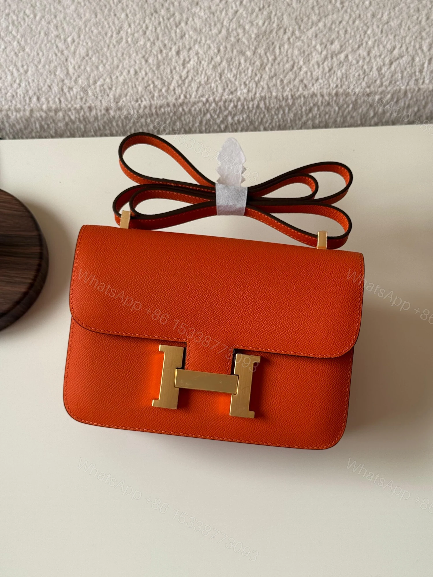 Hermès Constance 18 Orange Epsom — view 1
