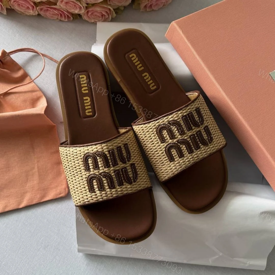 FIRST COPY Miu Miu Jute Flats — view 1