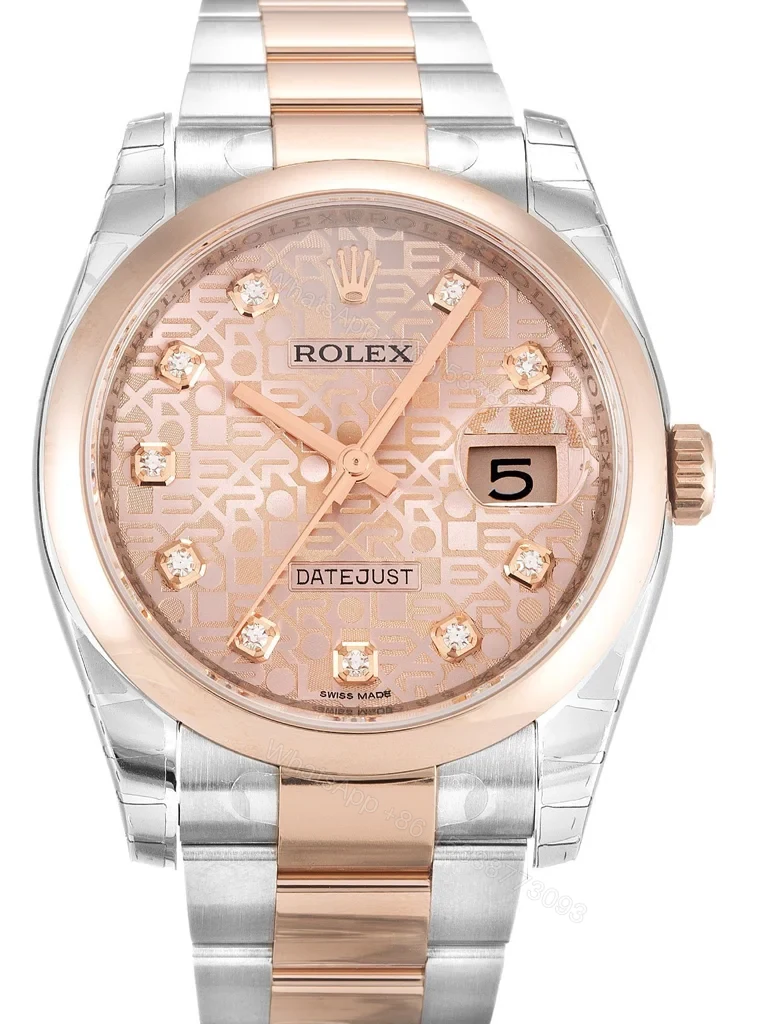 Replica Rolex Datejust Rose Dial 116201 36 mm — view 1