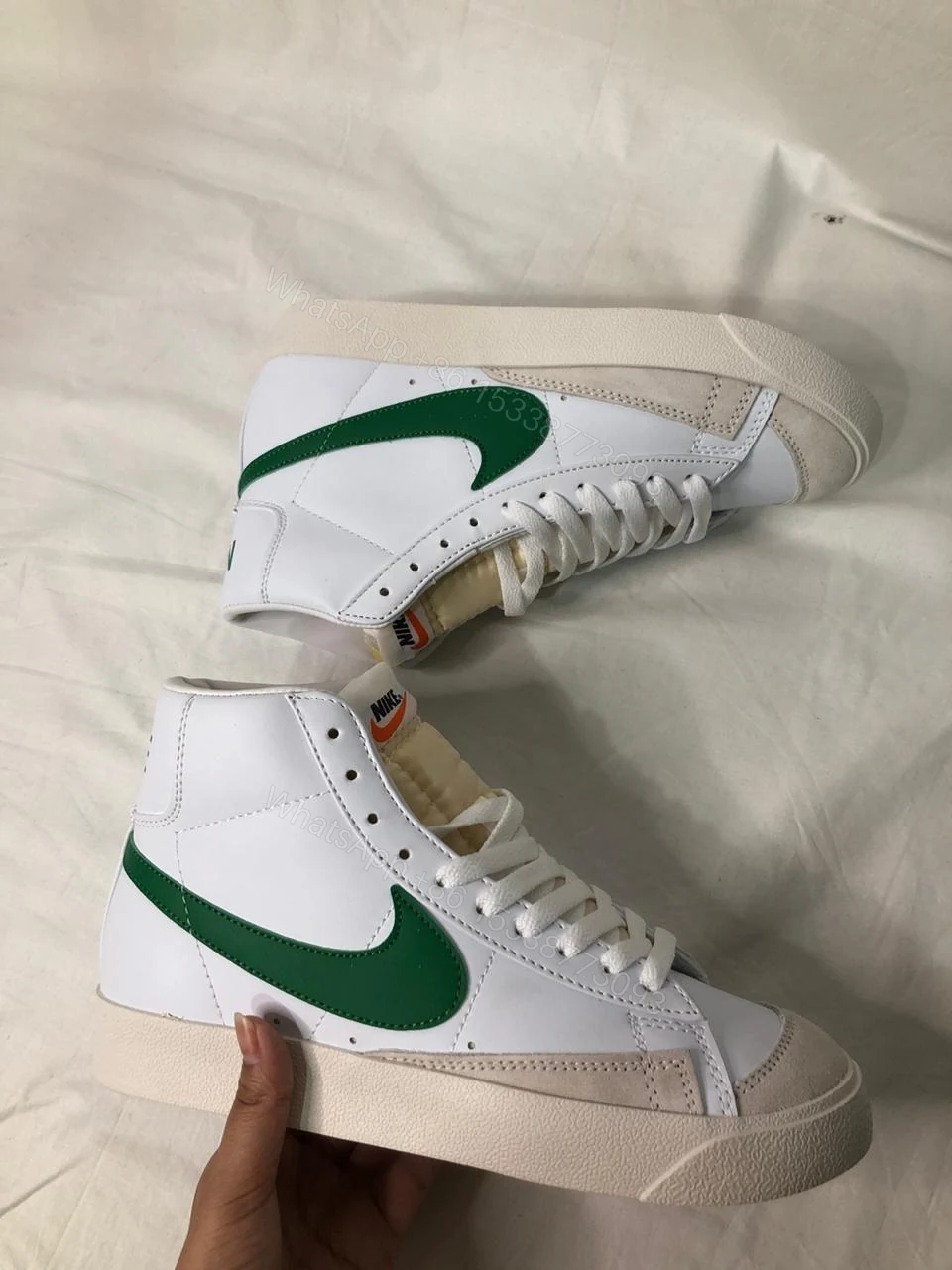 FIRST COPY Nike blazer high green color for girls — view 1