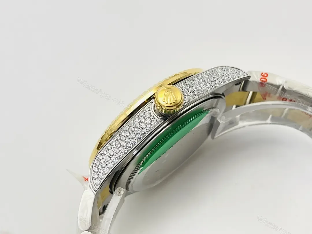 View 5 of Rolex Sky-Dweller Black Rolesor Diamond Paved Oyster Bracelet 42mm RLX-SKY-BLK-ROLS-DIA42-OYS