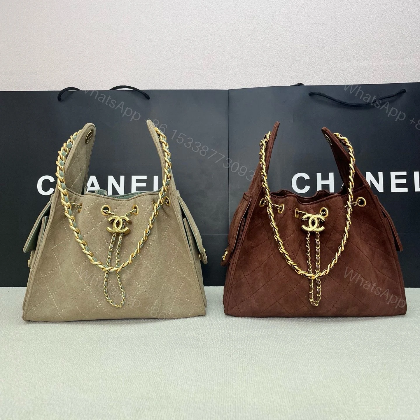 Chanel Drawstring Shoulder Bag – Elegant Replica Design — view 1