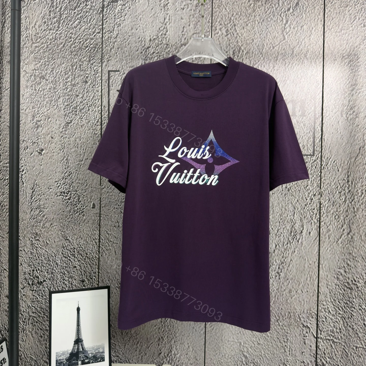 LV 原單 男款 漸層星芒LOGO短袖T恤 潮流設計款 — view 1