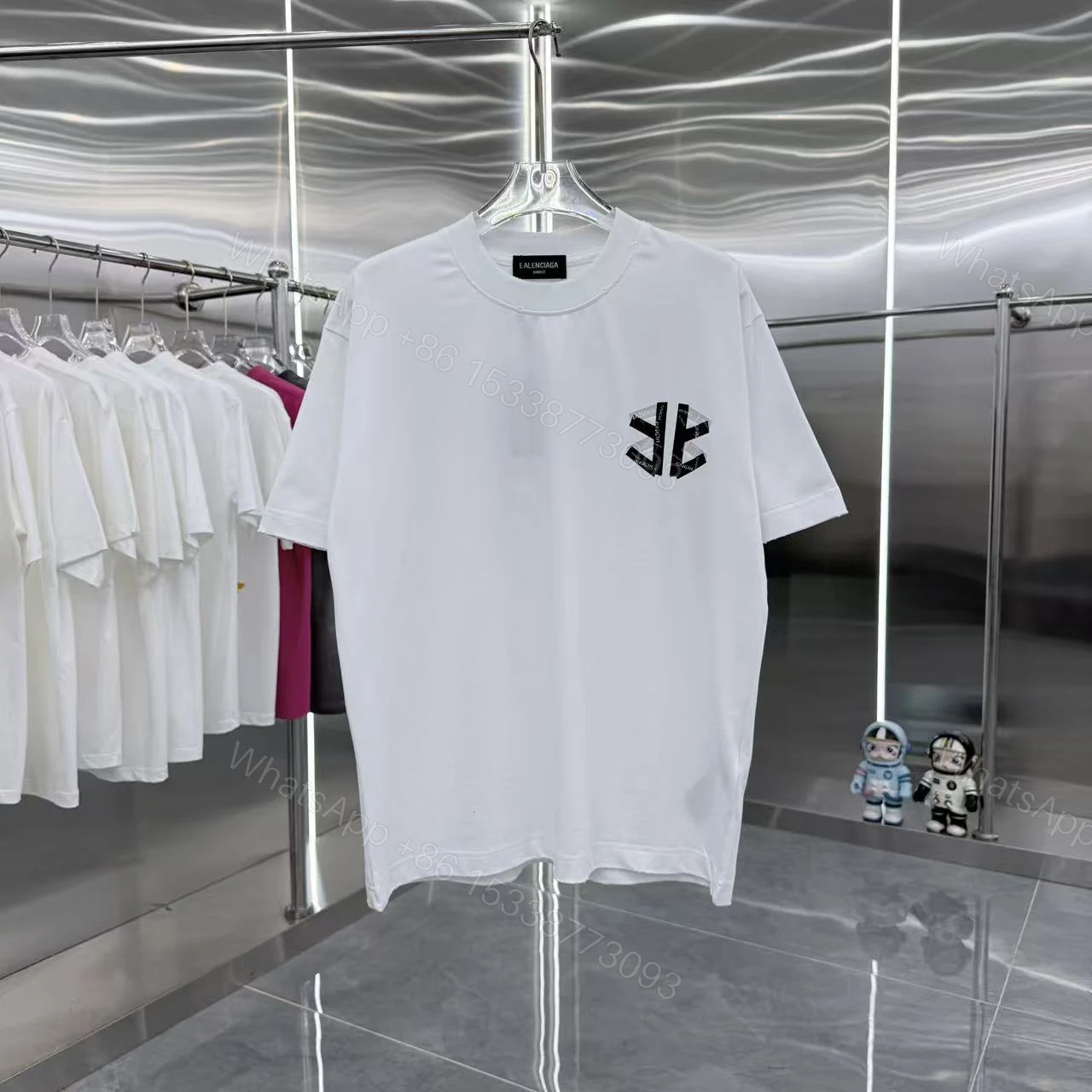 Balenciaga 原單 男款星星圖案短袖T恤 潮流街頭百搭款 — view 1