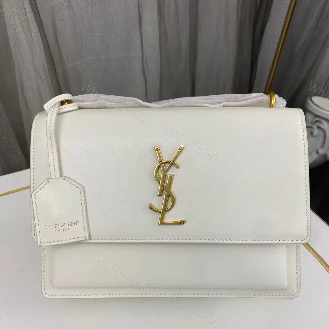 SUNSET MEDIUM IN SMOOTH LEATHER Saint Laurent YSL.com — view 1