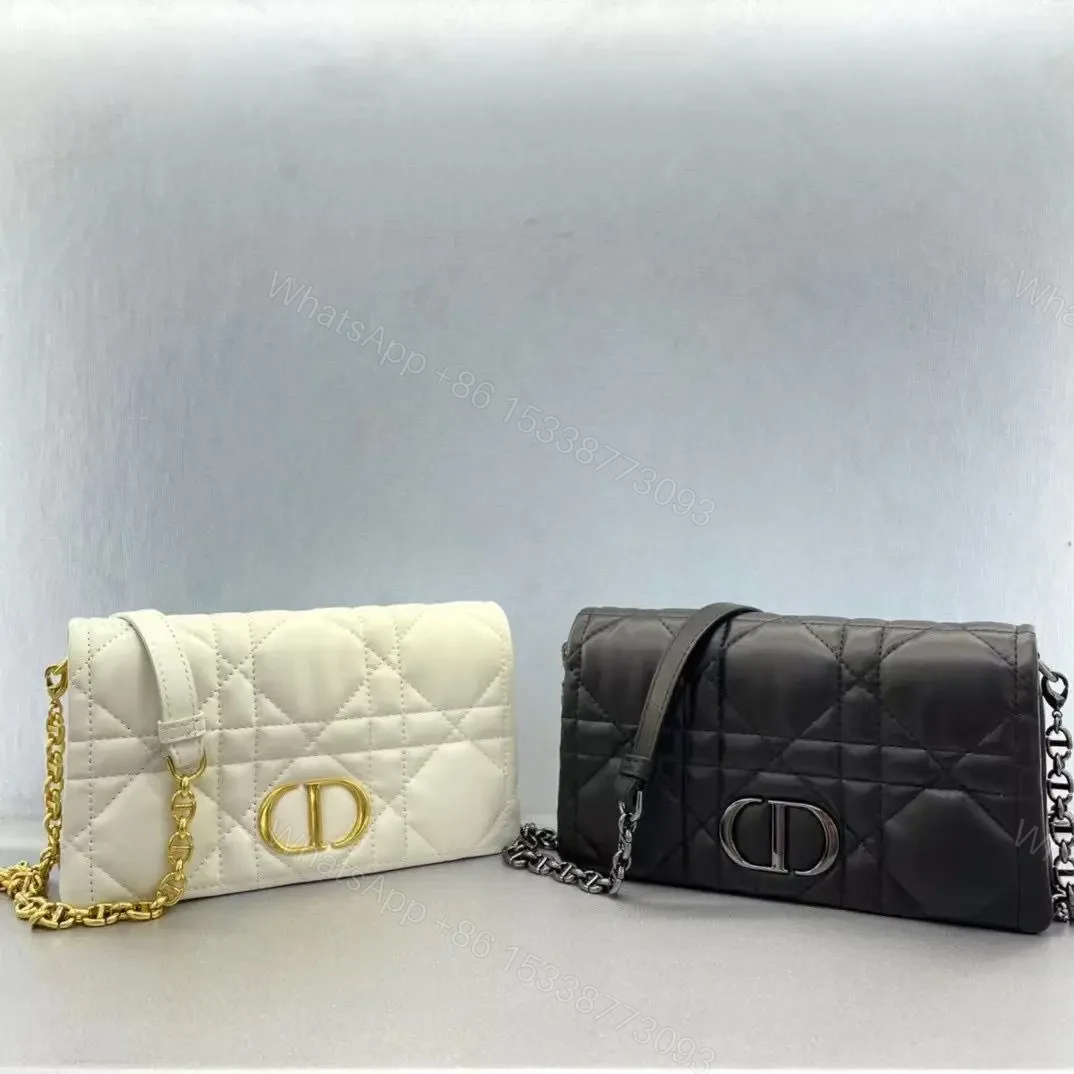 DIOR CARO MACROCANNAGE POUCH — view 1