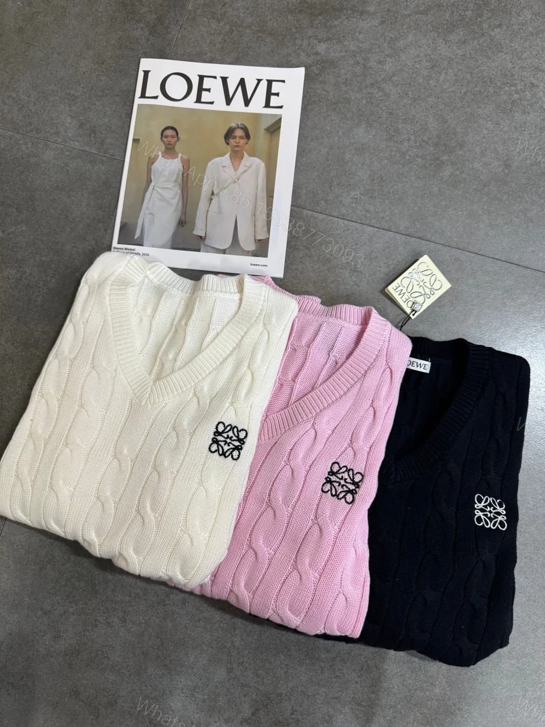 LOEWE Anagram Embroidered Sweater — view 1