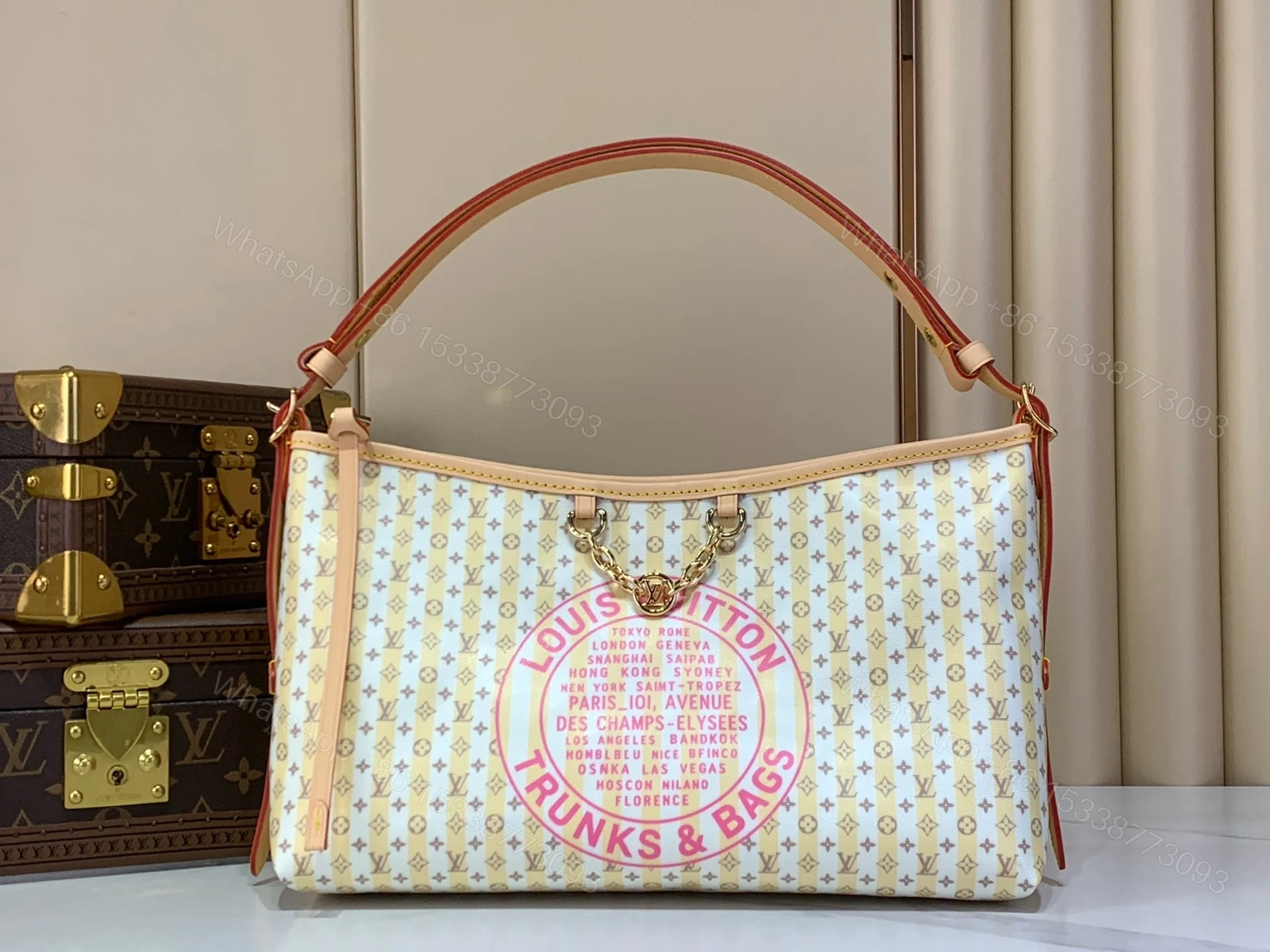 LV 一比一 Trunks & Bags Monogram 肩背托特包 子母包款 — view 1