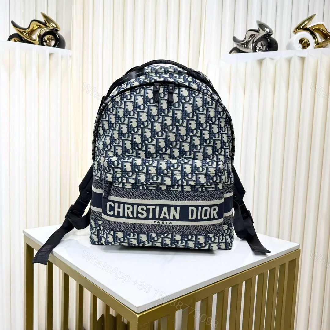 Dior 高仿男士Oblique後背包刺繡大Logo款耐看百搭 — view 1