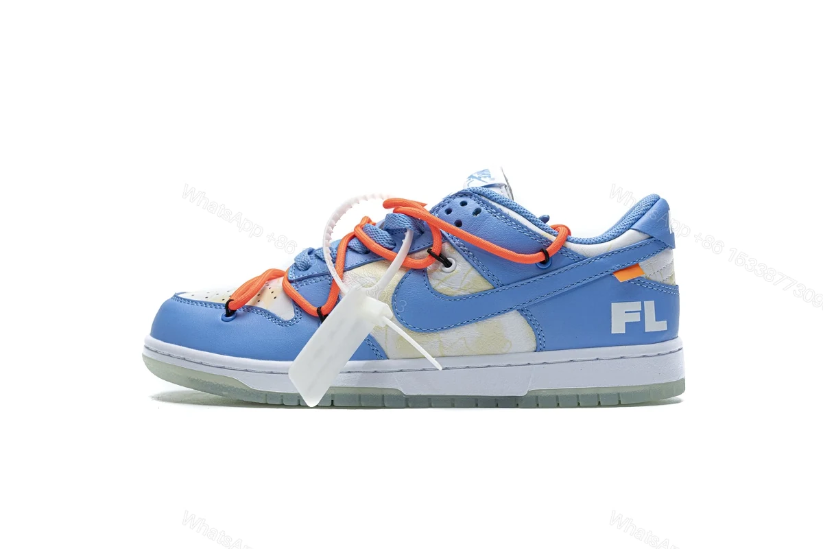 Off-White x Futura xNike Dunk Low "UNC" DD0856-403 — view 2