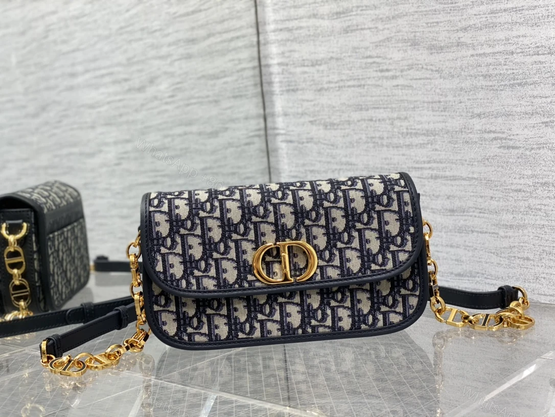 Dior高仿CD Logo織布包 女士鏈條斜背包 優雅復古人氣設計款 — view 1
