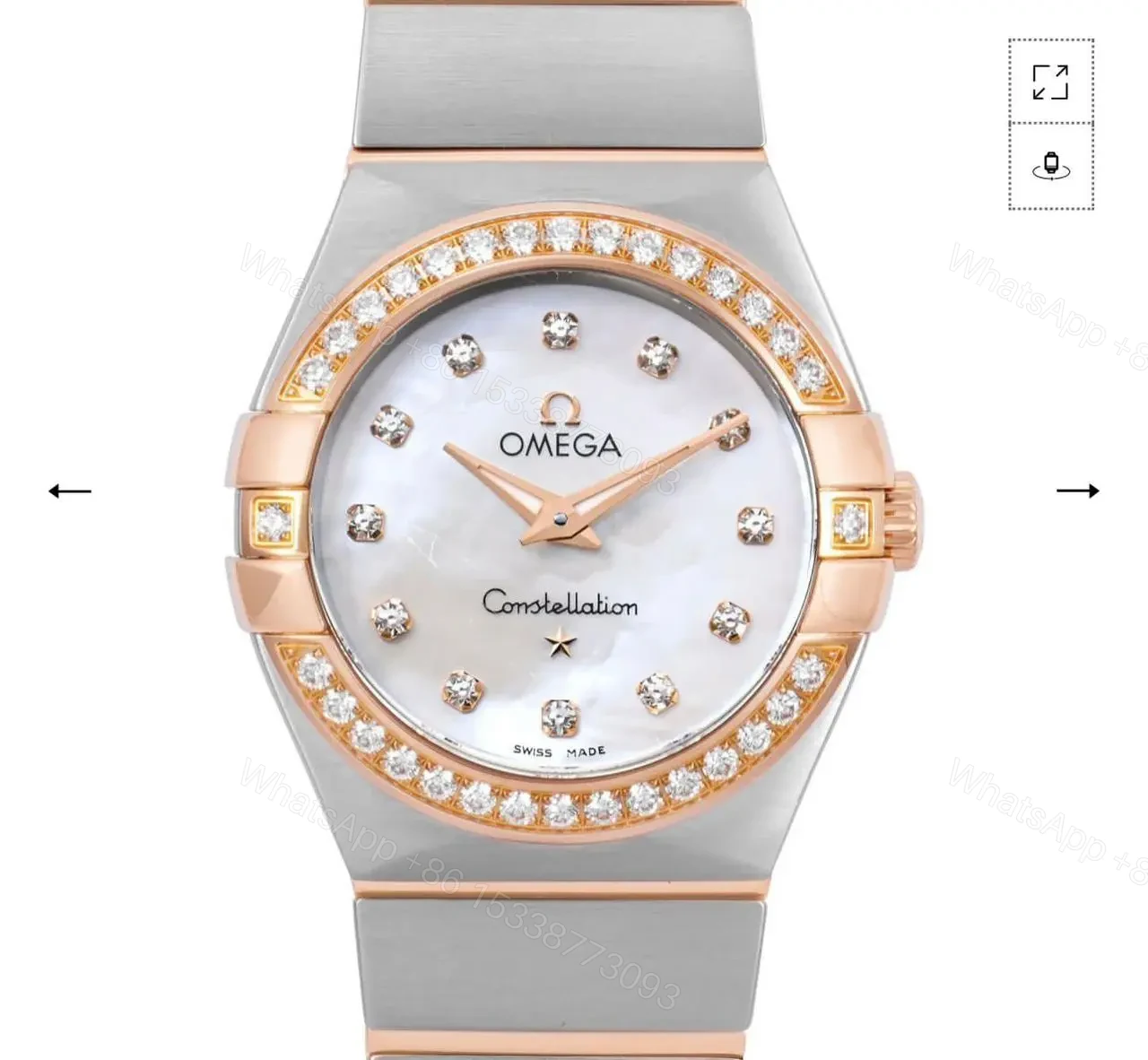 Omega Constellation White Dial — view 1
