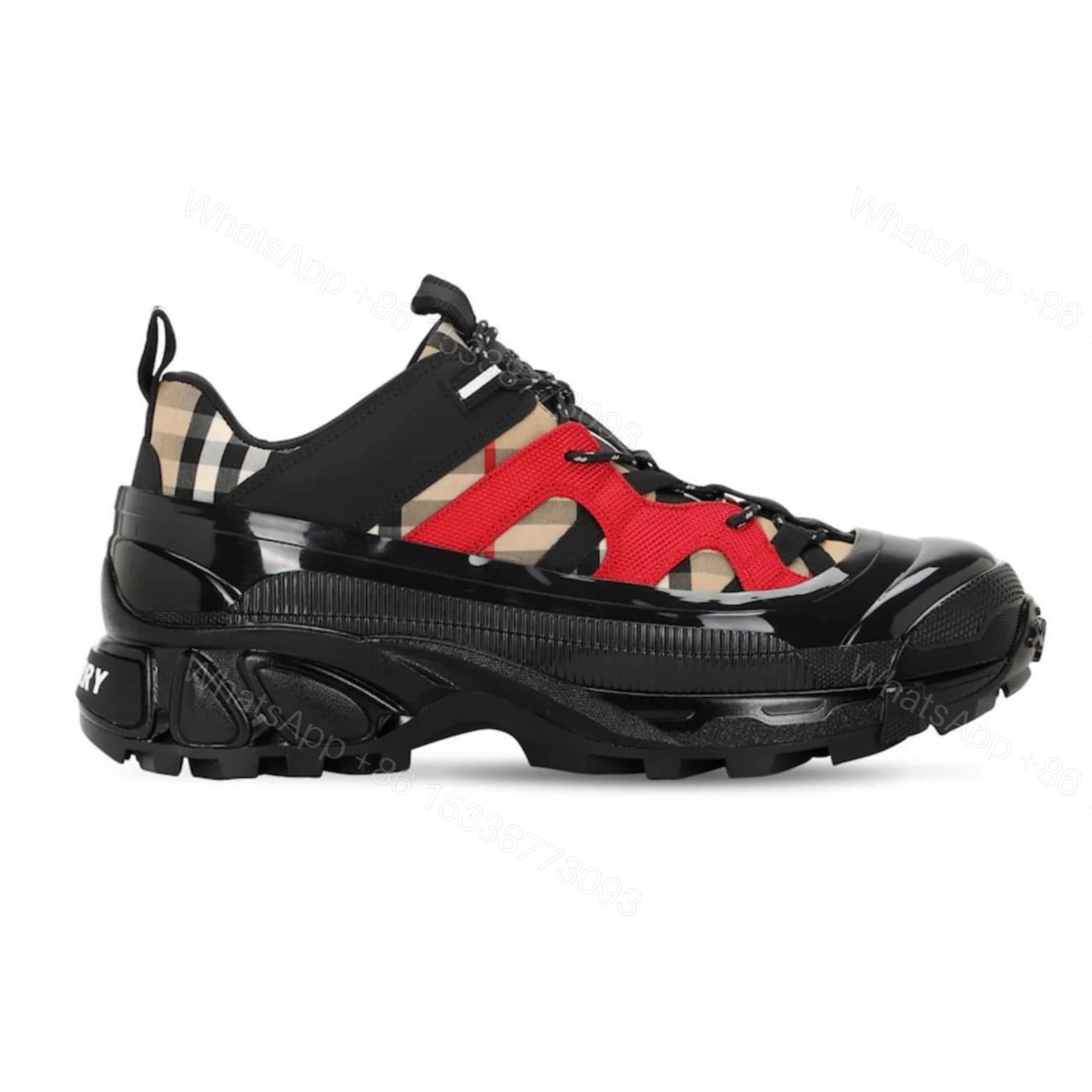 BURBERRY VINTAGE CHECK ARTHUR SNEAKERS – BBR34 — view 1