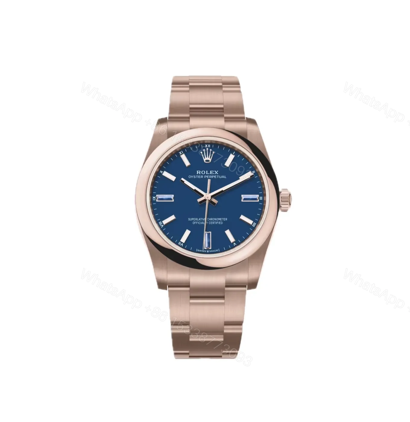 Rolex Oyster Perpetual Solid Gold 34mm Everose Gold (2026) — view 1