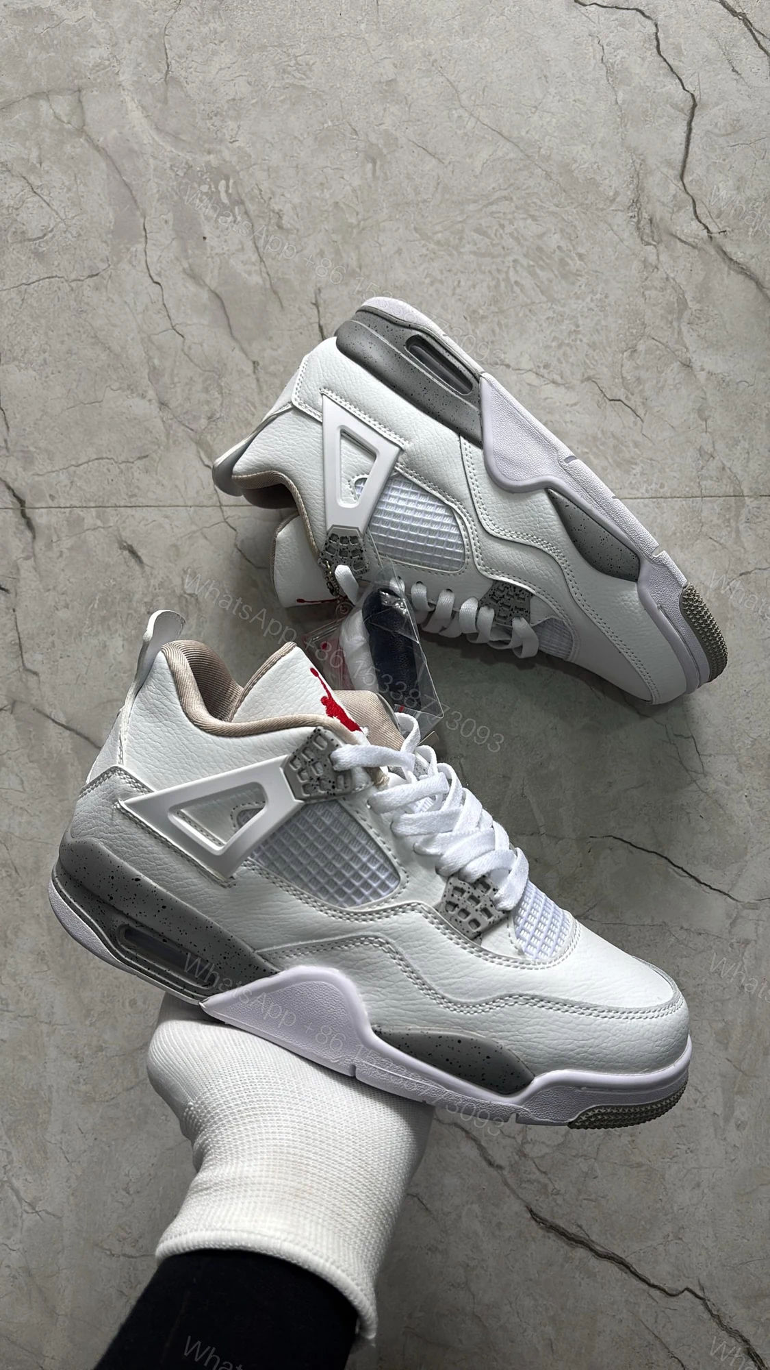 First Copy Jordan Retro 4 Oreo Sneakers for Men – Premium 7A Quality — view 1