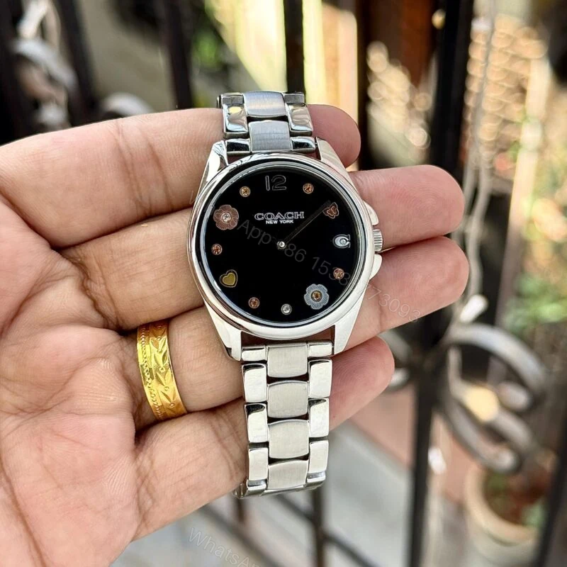 Coach Greyson Black Dial 36mm Stainless Steel Quartz — view 1