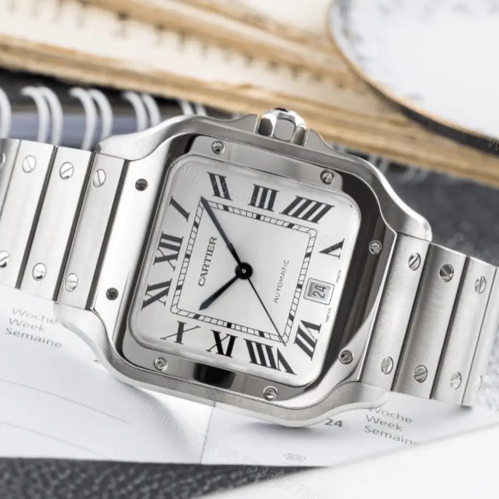 Cartier Santos De Cartier Silver Dial — view 1