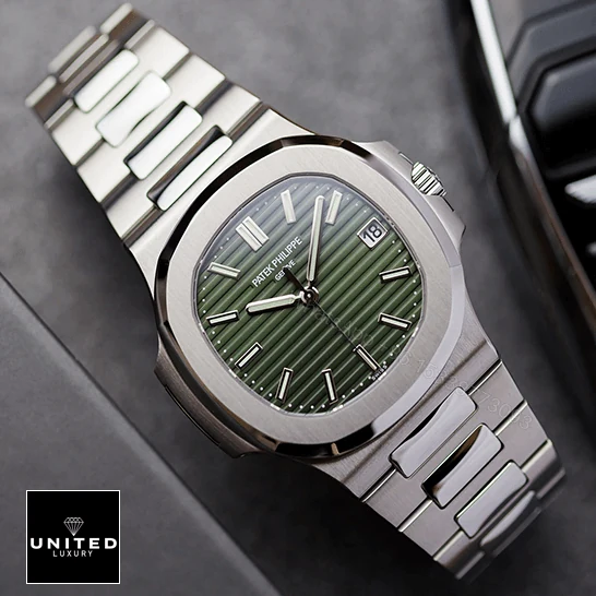 View 5 of Patek Philippe Nautilus Green Replica