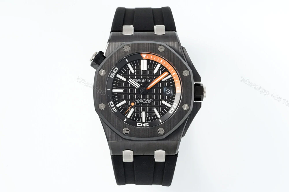Royal Oak Offshore Diver 15707 Black Ceramic APSF 1:1 Best Edition SA3120 Super Clone — view 1