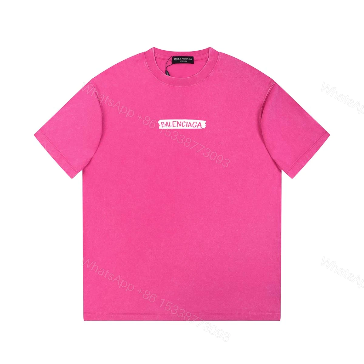 Balenciaga A貨 男款 Logo印花短袖T恤 寬鬆潮流款 — view 1