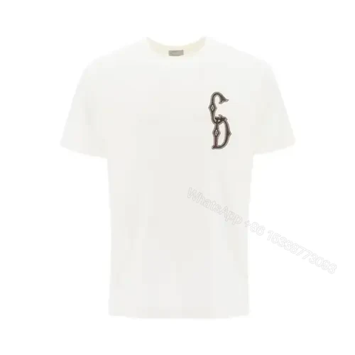 Dior Cd Interlaced Relaxed-fit T-Shirt — view 1