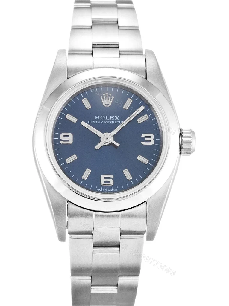 Replica Rolex Oyster Perpetual Lady Blue Dial 76080 24 mm — view 1