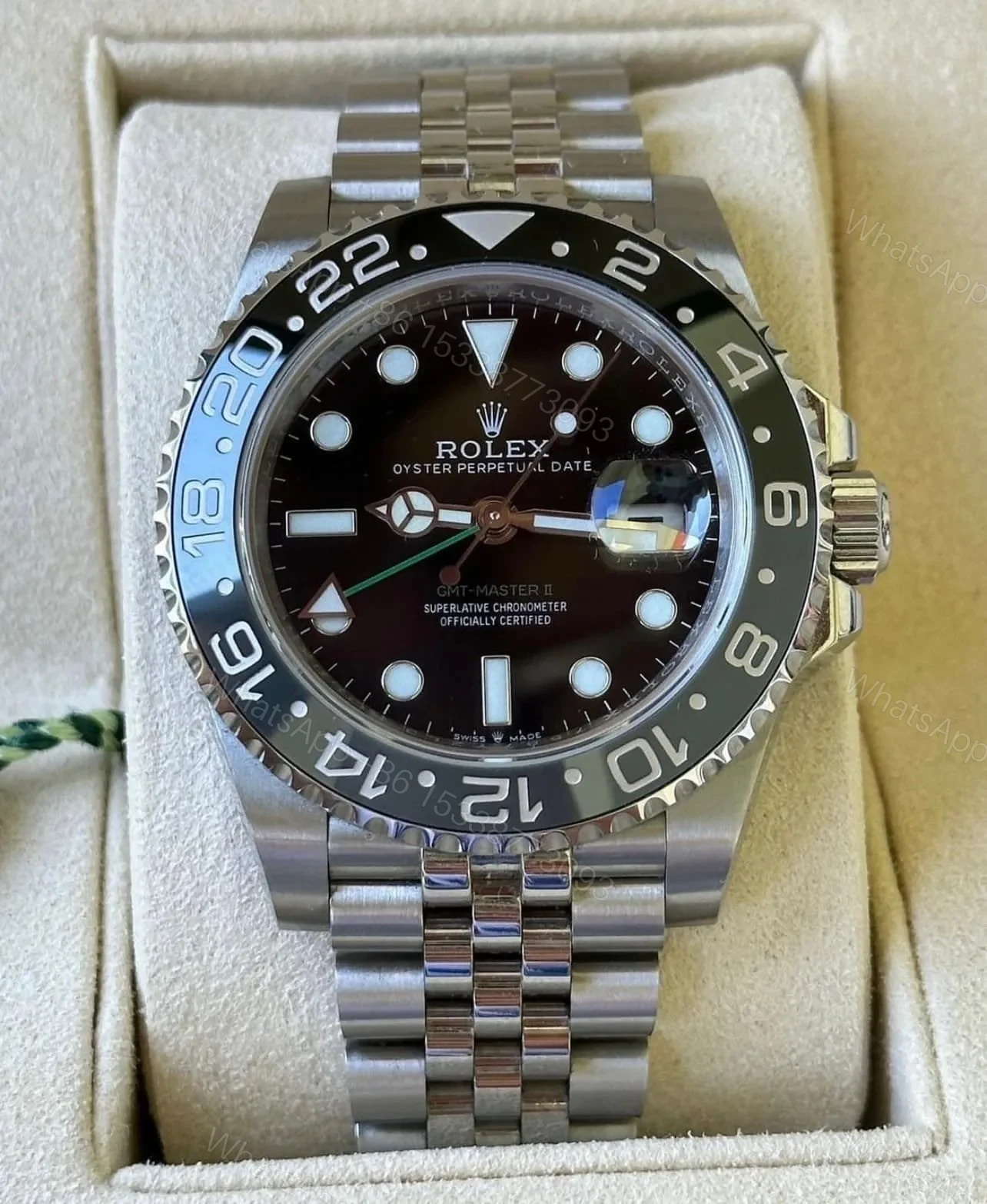 Rolex GMT II Silver — view 1