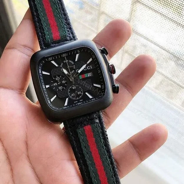 Gucci Black Dial Analog Quartz Datejust — view 1
