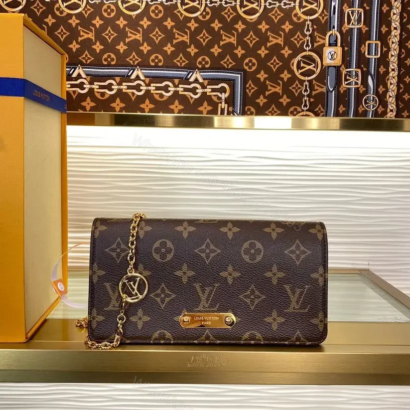 Design LV Lily Wallet On Chain Monogram Best Quality – Dubai Fashion LUX — view 1