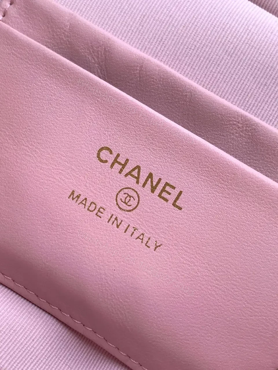 View 10 of Pink Quilted Mini Bag with Gold Hardware, Crossbody Style
