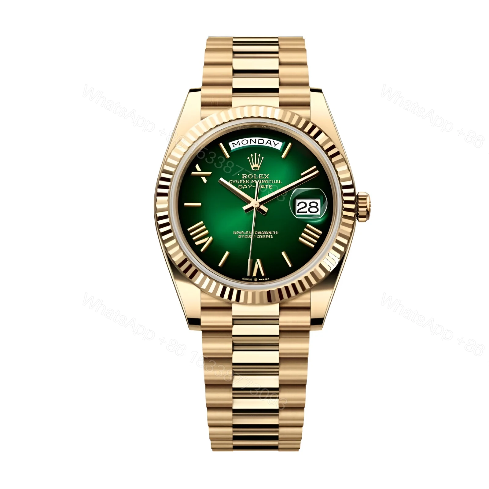 Rolex Day-Date Green Ombre Replica — view 1